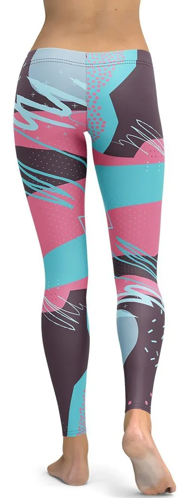 Abstract Print Leggings