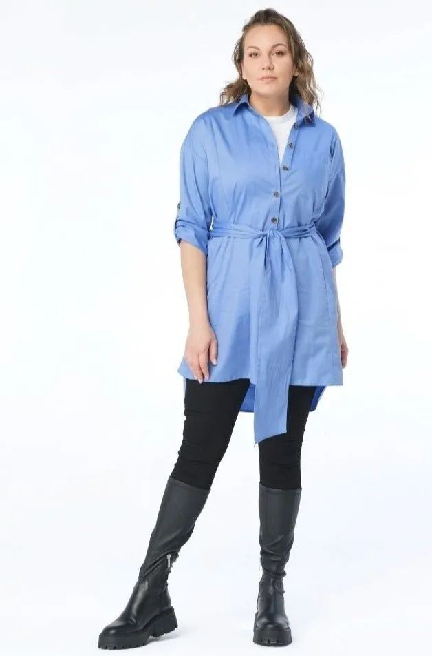 Alaia  Shirt Dress // Azure Blue