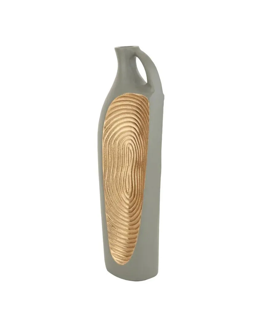 Alloy Art Aluminum Vase | 4x13 inches