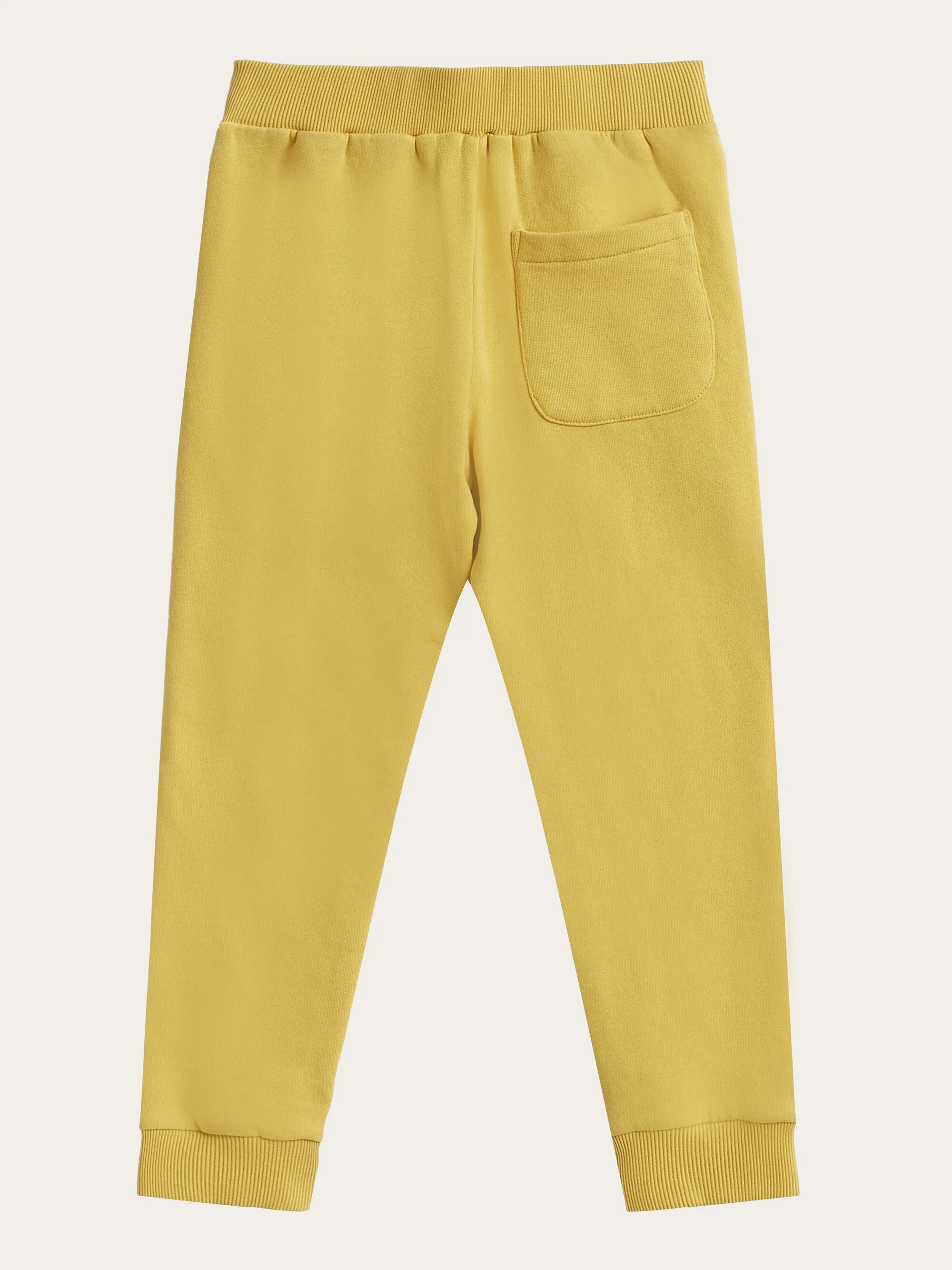 Badge jog pant - Misted Yellow