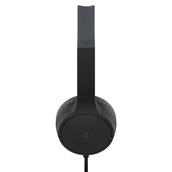 BELKIN SoundForm Mini Wired On-Ear Headphones for Kids - Black