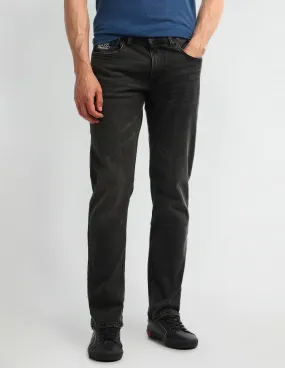 Brandon Slim Tapered Black Jeans