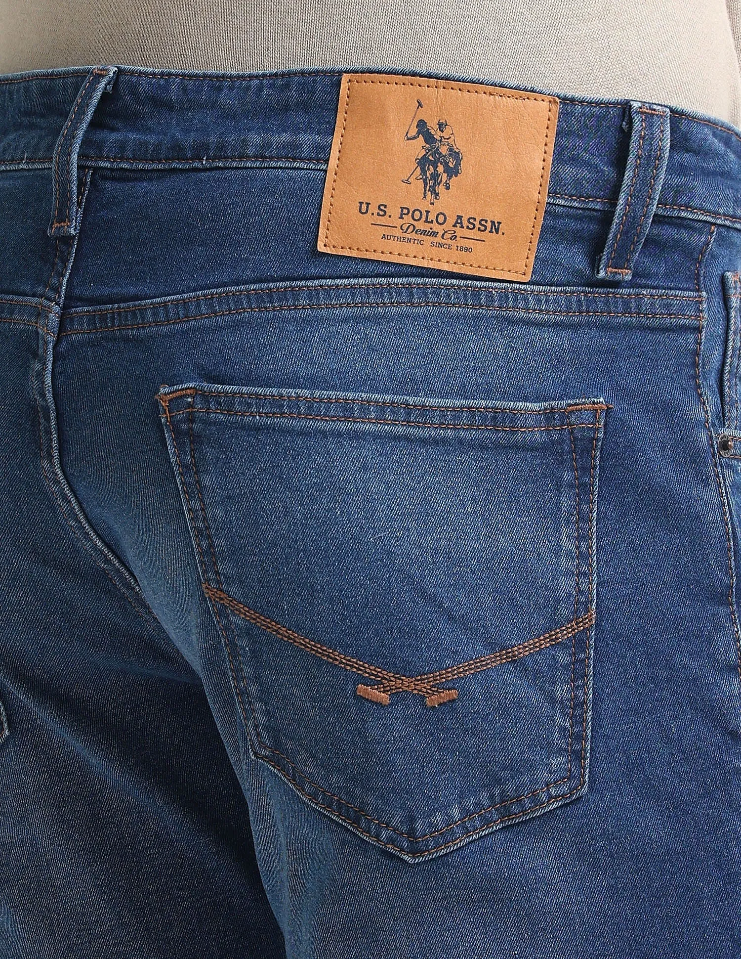 Brandon Slim Tapered Blue Jeans