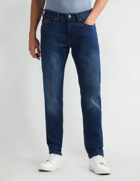 Brandon Slim Tapered Fit Mid Wash Jeans