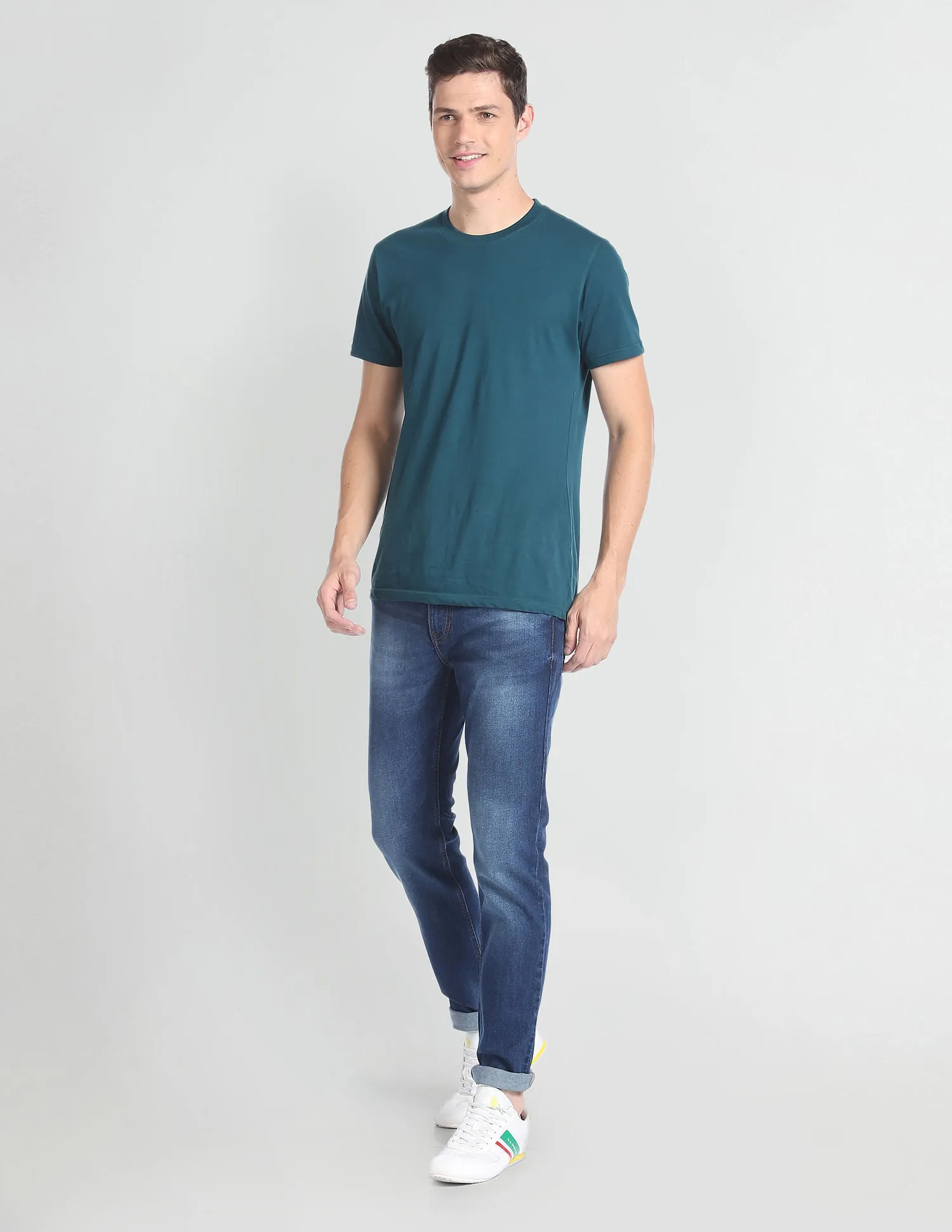 Brandon Slim Tapered Stone Wash Jeans