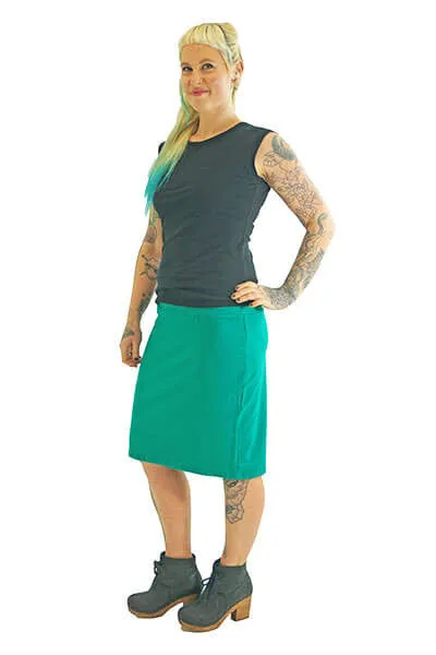 Comfy Skirt® - Fitted Knee Length