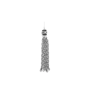 Denim Tassel Charm