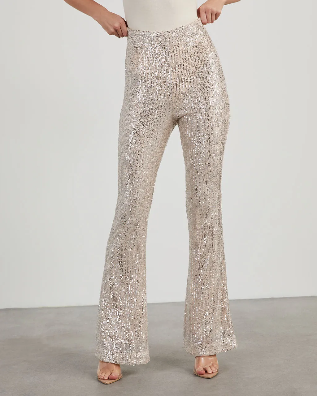 Diva Sequin Flare Pants