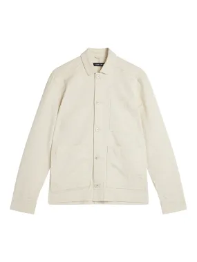 Errol Linen workwear overshirt / Turtledove