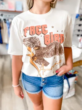 Free Bird Oversized Graphic Tee