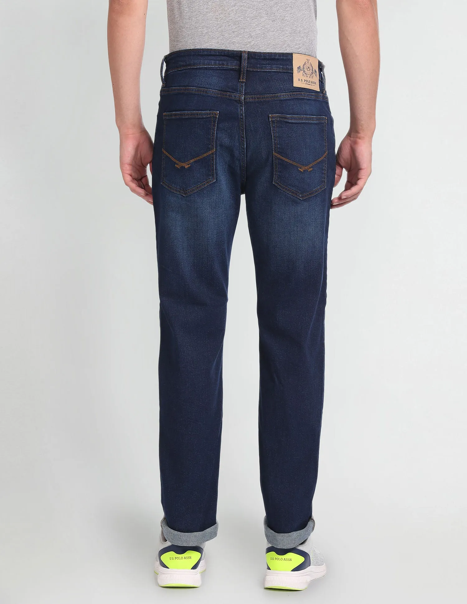 Harold Slim Straight Fit Blue Jeans