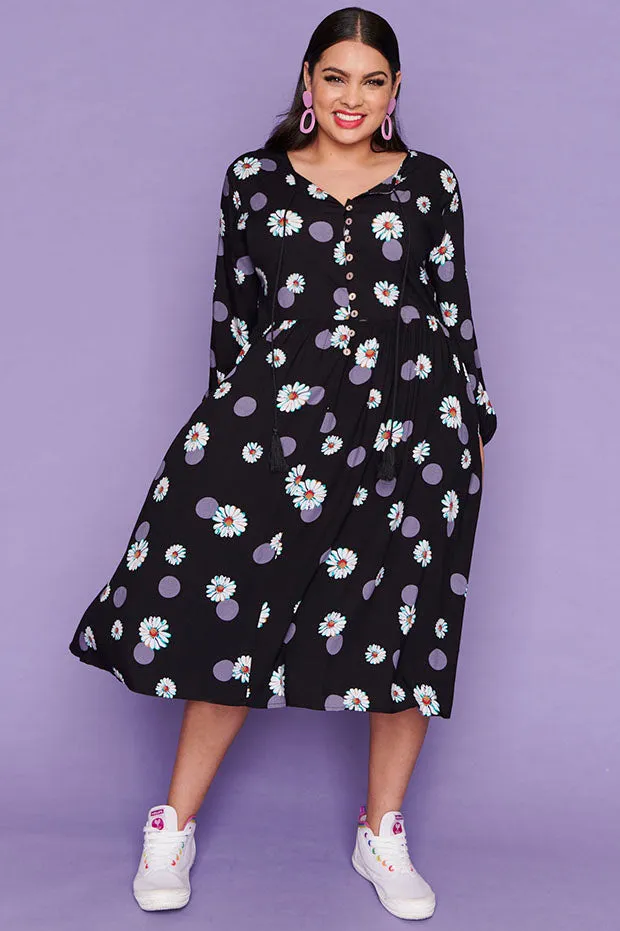 Maxima Daisies and Spots Dress