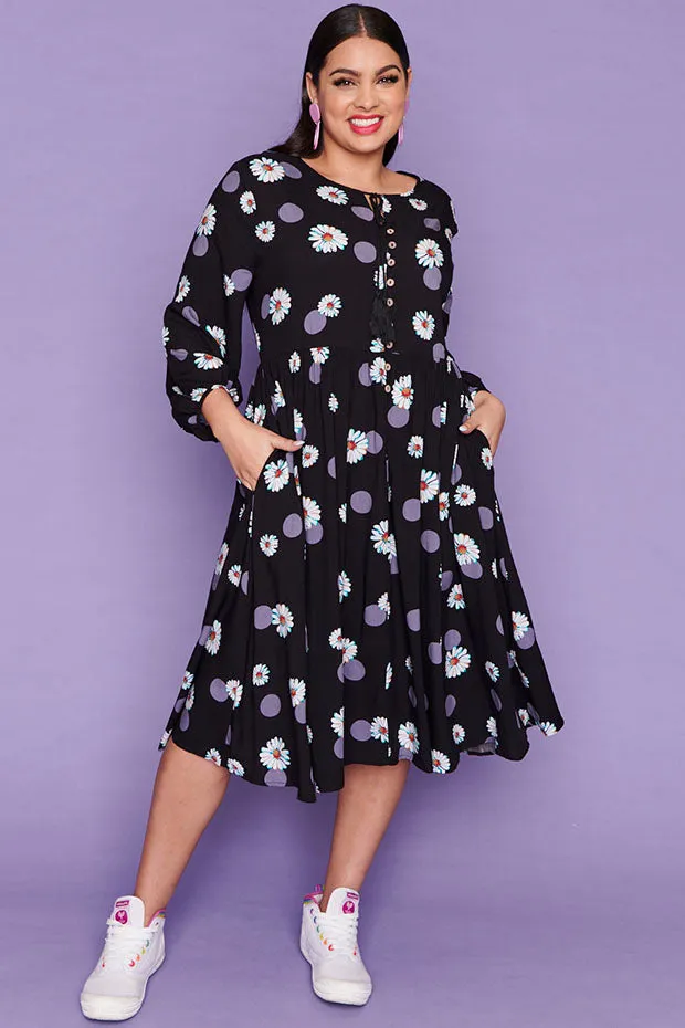 Maxima Daisies and Spots Dress