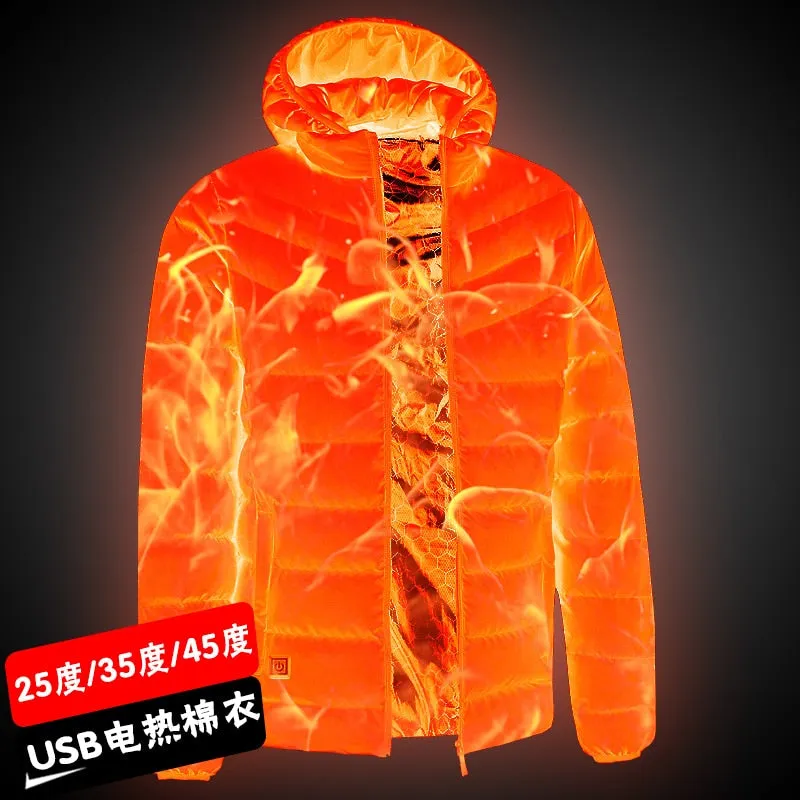 Men USB Electric Battery Jackets