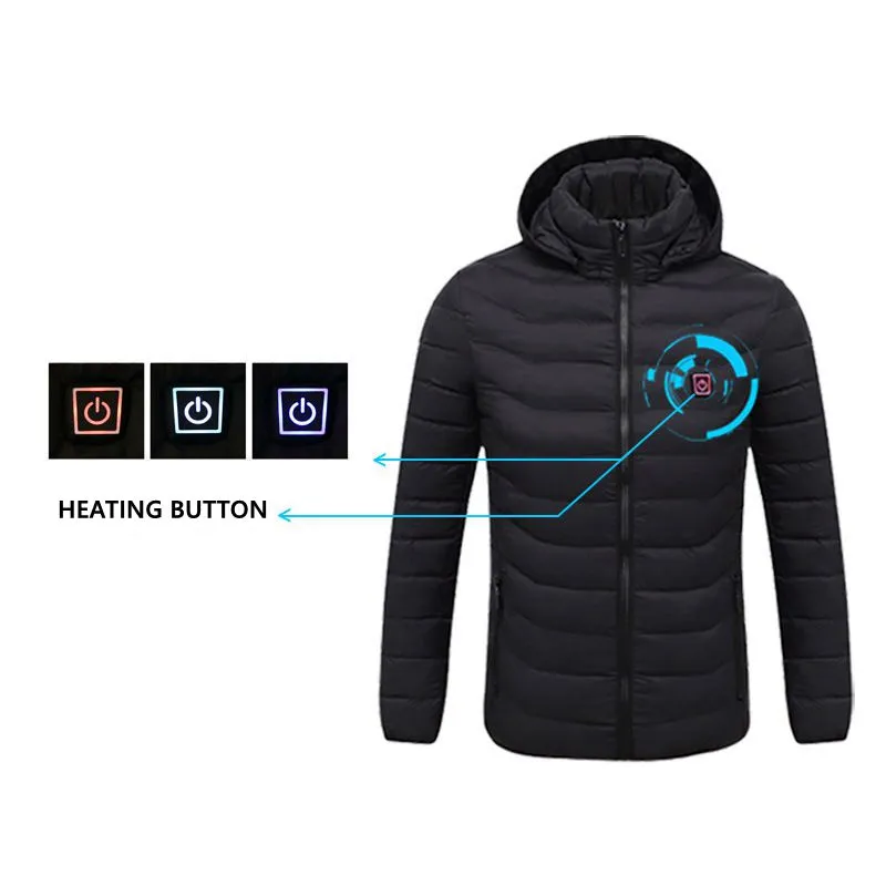 Men USB Electric Battery Jackets