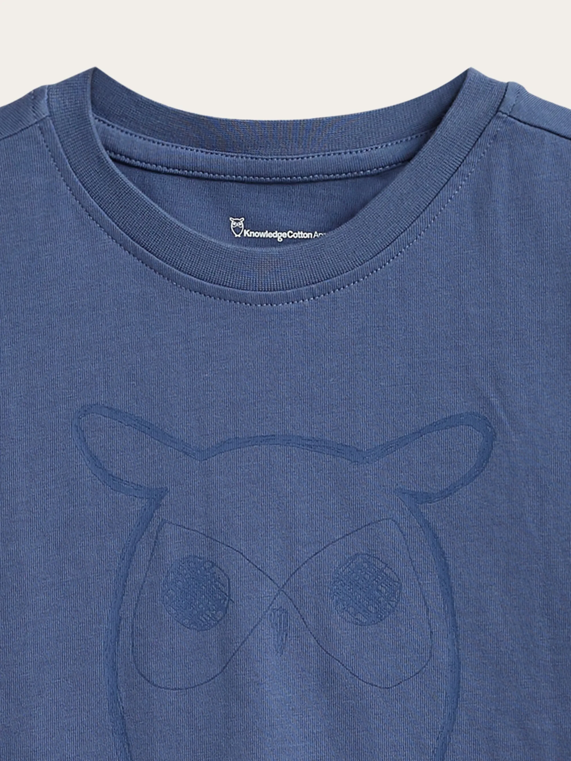 Owl t-shirt - Moonlight Blue