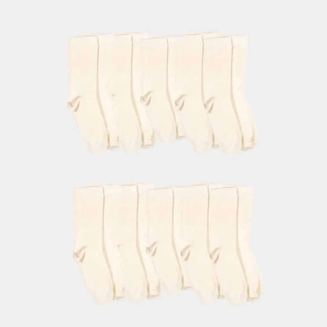 Pure (no dye) Adult Trouser Socks - 98% Organic Cotton