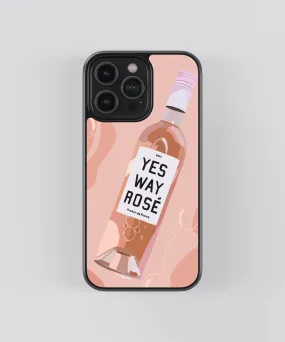 Rosé Y2K Glass Phone Case Cover