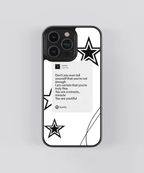 Stray Kids Youtiful Spotify Glass Phone Case Cover