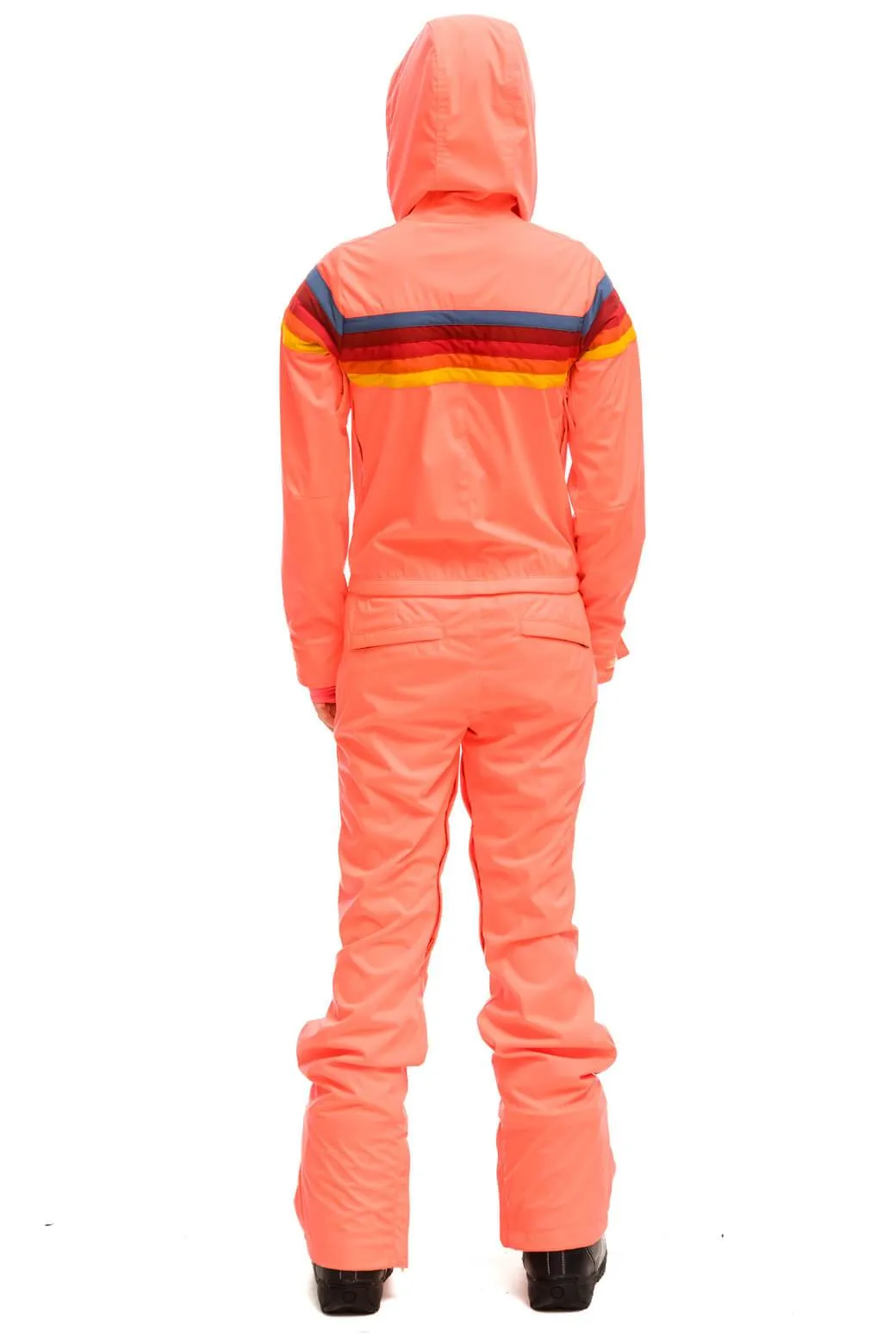 WOMEN'S 3 LAYER POWDER SUIT - NEON FLAMINGO